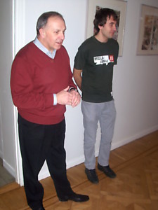 Ambasadorius R. Motuzas ir M. Kriaučiūnas